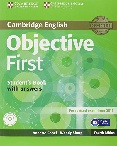 9781107628557: Objective first fourth edition. Student's book with answers with CD-ROM. Workbook with answers with Audio CD [Lingua inglese]