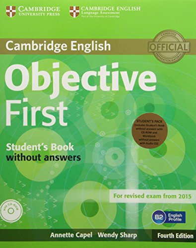 Beispielbild fr Objective First Student's Pack (Student's Book without Answers with CD-ROM, Workbook without Answers with Audio CD) zum Verkauf von medimops