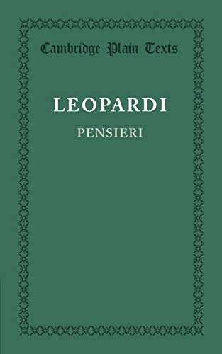 9781107631441: Pensieri Paperback (Cambridge Plain Texts)