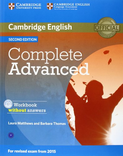 9781107631489: Cambridge English complete advanced 2ed workbook without answers. With CD [Lingua inglese]