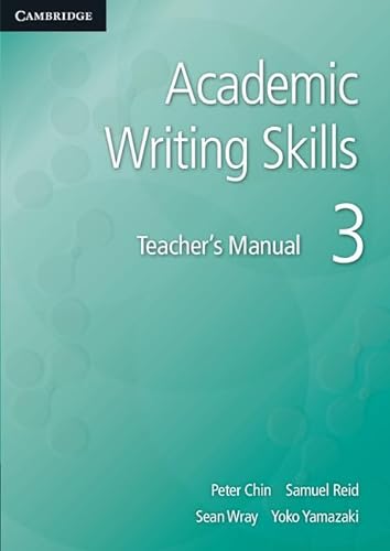 Imagen de archivo de Academic Writing Skills 3 Teacher's Manual a la venta por Blackwell's