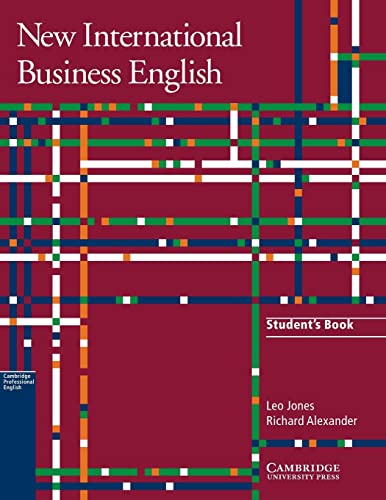 Beispielbild fr New International Business English Student's Book : Communication Skills in English for Business Purposes zum Verkauf von Better World Books