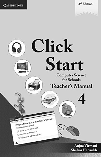 9781107634770: Click Start Level 4 Teacher's Manual: Computer Science for Schools (CBSE - Computer Science)