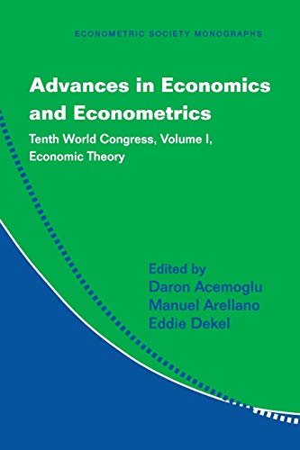 Imagen de archivo de Advances in Economics and Econometrics: Tenth World Congress, Volume Two, Applied Economics (Econometric Society Monographs) a la venta por Prior Books Ltd