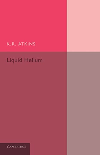 Beispielbild fr Liquid Helium zum Verkauf von THE SAINT BOOKSTORE