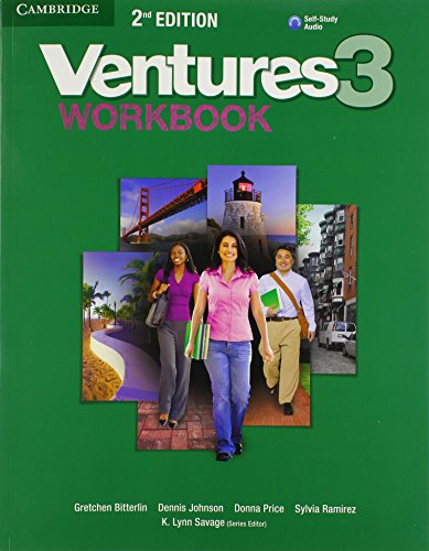 Imagen de archivo de Ventures Level 3 Workbook with Audio CD a la venta por AwesomeBooks
