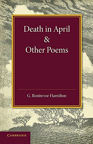 Stock image for Death in April and Other Poems for sale by Books Puddle