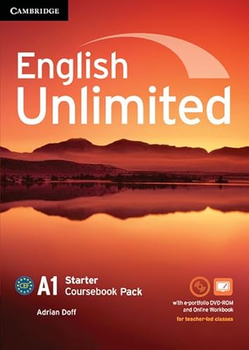 English Unlimited Starter Coursebook with e-Portfolio and Online Workbook Pack (9781107642416) by Doff, Adrian; Robinson, Nick