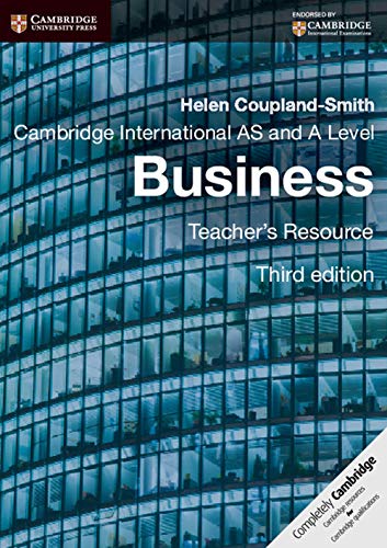 Beispielbild fr Cambridge International AS and A Level Business Teacher's Resource CD-ROM (Cambridge International Examinations) zum Verkauf von AMM Books