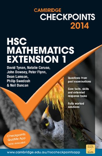 9781107643505: Cambridge Checkpoints HSC Mathematics Extension 1 2014-16