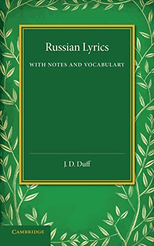 9781107646926: Russian Lyrics: With Notes and Vocabulary