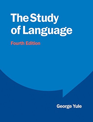 Beispielbild fr Study Of Language, 4Ed zum Verkauf von medimops