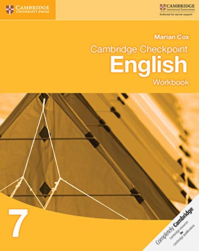 Beispielbild fr Cambridge Checkpoint English Workbook 7 (Cambridge International Examinations) zum Verkauf von WorldofBooks