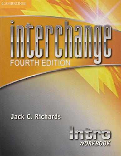 Immagine dell'editore per INTERCHANGE INTRO WORKBOOK 4TH EDITION venduto da Blue Rock Books