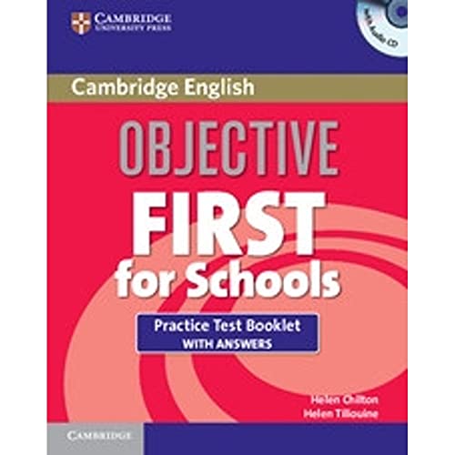 Stock image for Objective First for Schools Practice Test Booklet with Answers for sale by Books Puddle