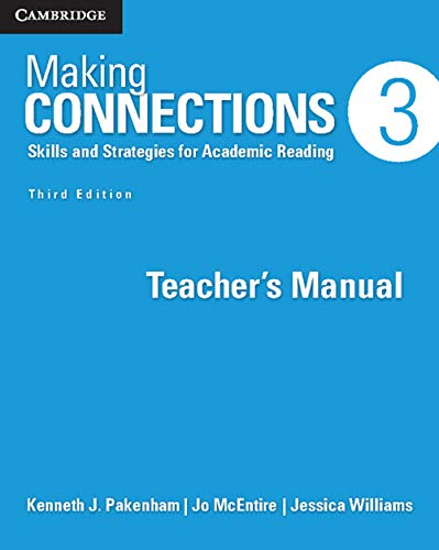 Stock image for Making Connections Level 3 Teachers Manual: Skills and Strategies for Academic Reading for sale by New Legacy Books
