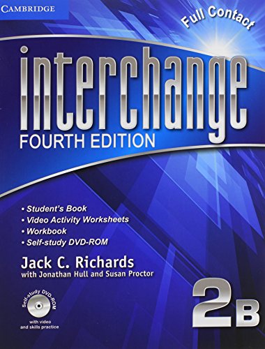 Stock image for Interchange Level 2 Full Contact B with Self-study DVD-ROM (Interchange Fourth Edition) for sale by AwesomeBooks