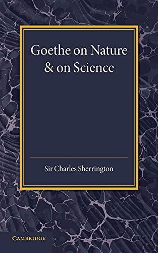Stock image for Goethe on Nature and on Science for sale by Books Puddle