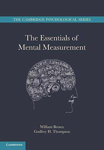 Stock image for The Essentials of Mental Measurement for sale by Lucky's Textbooks