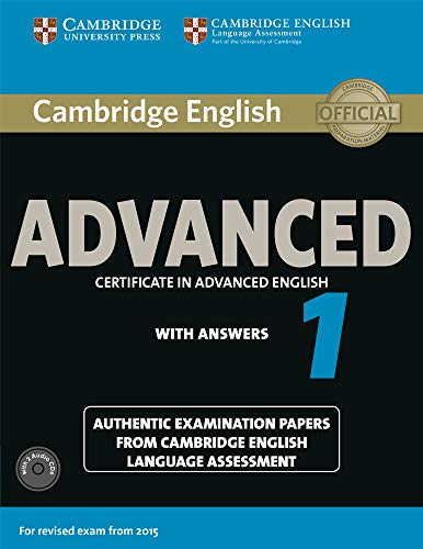 Beispielbild fr Cambridge English Advanced 1 for Revised Exam from 2015 Student's Book Pack (Student's Book with Answers and Audio CDs (2)): Authentic Examination Pap (Cae Practice Tests) zum Verkauf von medimops