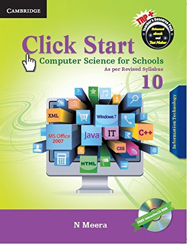 Stock image for Click Start Level 10 Student's Book with CD-ROM: Computer Science for Schools (CBSE - Computer Science) for sale by AwesomeBooks