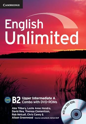 English Unlimited Upper Intermediate A Combo with DVD-ROMs (2) (9781107656796) by Tilbury, Alex; Hendra, Leslie Anne; Rea, David; Clementson, Theresa; Metcalf, Rob; Cavey, Chris; Greenwood, Alison