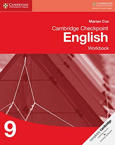 Beispielbild fr Cambridge Checkpoint English Workbook 9 (Cambridge International Examinations) zum Verkauf von WeBuyBooks