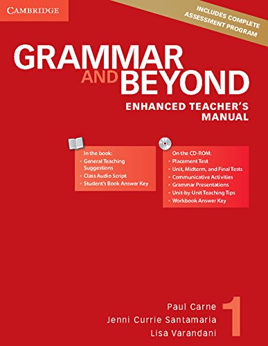 Imagen de archivo de Grammar and Beyond Level 1 Enhanced Teacher's Manual with CD-ROM a la venta por Bahamut Media