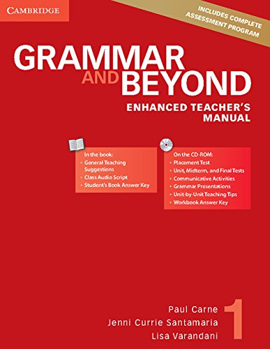 Stock image for Grammar and Beyond Level 1 Enhanced Teacher's Manual [With CDROM] for sale by ThriftBooks-Dallas