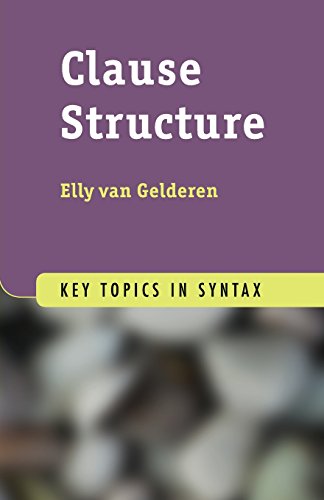 9781107659810: Clause Structure (Key Topics in Syntax)