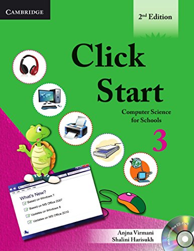 Beispielbild fr Click Start Level 3 Student's Book with CD-ROM: Computer Science for Schools (CBSE - Computer Science) zum Verkauf von Book Deals