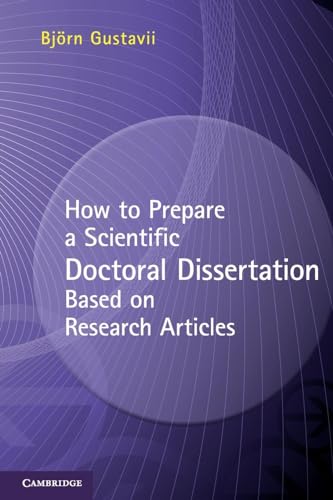 Stock image for How to Prepare a Scientific Doctoral Dissertation Based on Research Articles for sale by Books Unplugged