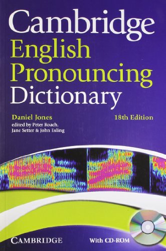 Imagen de archivo de Cambridge English Pronouncing Dictionary (with CD) a la venta por dsmbooks