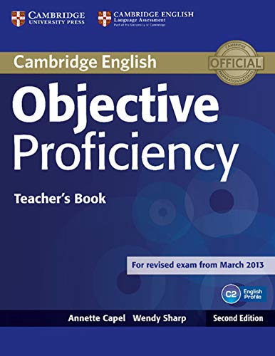 Beispielbild fr Objective Proficiency Teacher's Book zum Verkauf von medimops