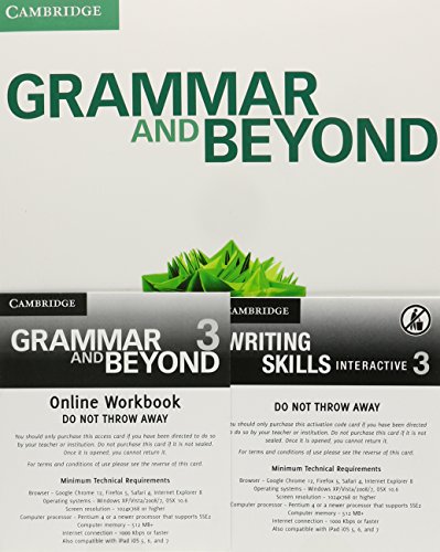 Imagen de archivo de Grammar and Beyond Level 3 Students Book, Online Workbook, and Writing Skills Interactive Pack a la venta por Reuseabook