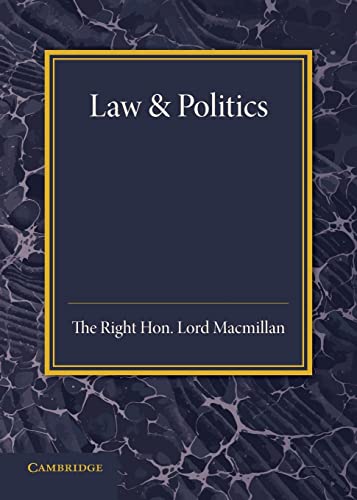 Stock image for Law and Politics for sale by AwesomeBooks