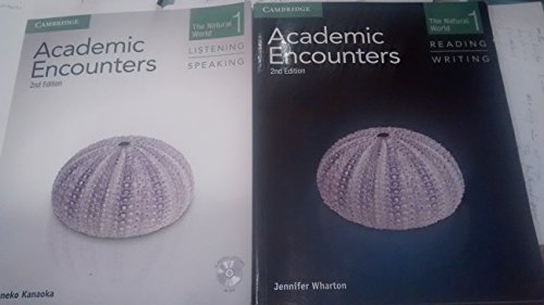 Academic Encounters Level 1 2-Book Set (Student's Book Reading and Writing and Student's Book Listening and Speaking with DVD) 2nd Edition (9781107673069) by Wharton,Jennifer; Kanaoka,Yoneko
