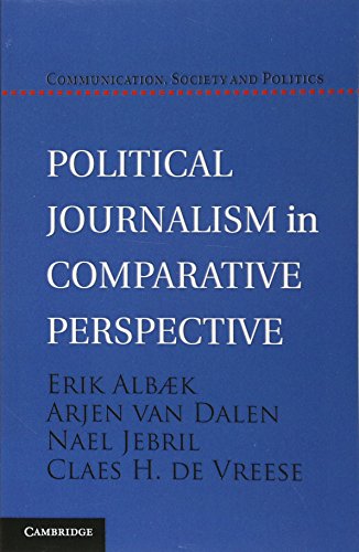 Stock image for Political Journalism in Comparative Perspective for sale by Blackwell's