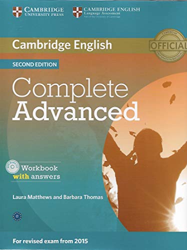 9781107675179: Complete Advanced Workbook with answers with Audio CD Second Edition - 9781107675179 (CAMBRIDGE)