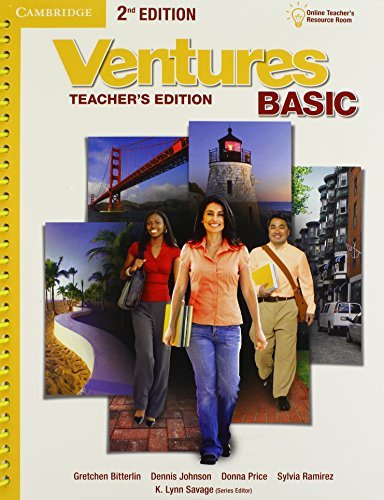 Imagen de archivo de Ventures Basic Teacher's Edition with Assessment Audio CD/CD-ROM a la venta por SecondSale