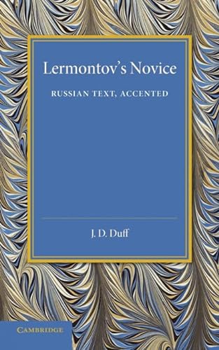 Beispielbild fr Lermontov's Novice: Russian Text, Accented zum Verkauf von Ria Christie Collections