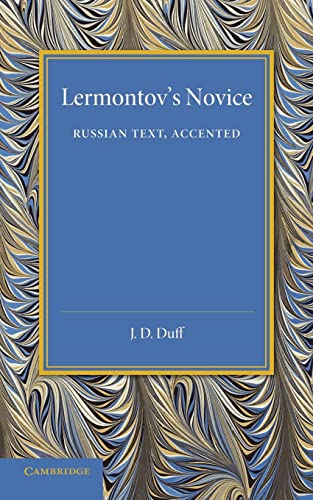 9781107676848: Lermontov's Novice: Russian Text, Accented