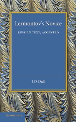 Stock image for Lermontov's Novice: Russian Text, Accented for sale by Ria Christie Collections