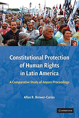 Stock image for Constitutional Protection of Human Rights in Latin America: A Comparative Study Of Amparo Proceedings for sale by Chiron Media