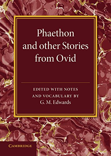 Beispielbild fr Phaethon and Other Stories from Ovid (Cambridge Elementary Classics: Latin) zum Verkauf von AwesomeBooks