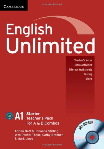 9781107679108: English Unlimited Starter A and B Teacher's Pack (Teacher's Book with DVD-ROM)