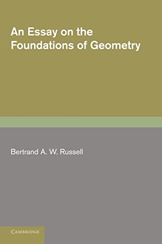 Stock image for An Essay on the Foundations of Geometry for sale by Chiron Media