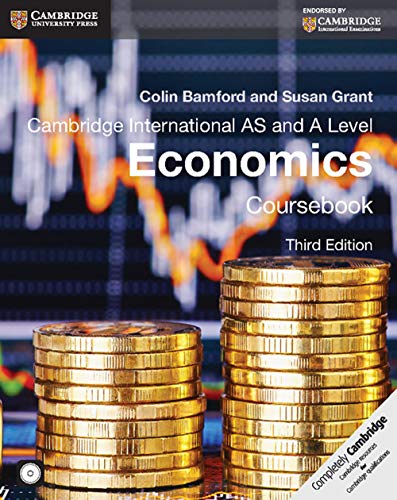 Imagen de archivo de Cambridge International AS and A Level Economics Coursebook with CD-ROM (Cambridge International Examinations) a la venta por SecondSale
