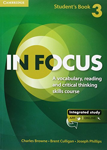 Imagen de archivo de In Focus Level 3 Student's Book with Online Resources a la venta por AwesomeBooks