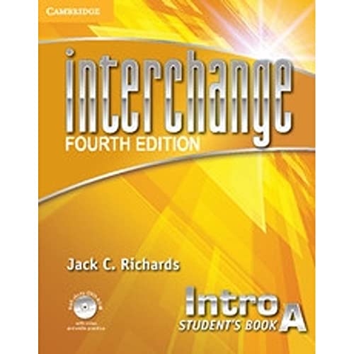 Imagen de archivo de Interchange Intro Student's Book A with Self-study DVD-ROM (Interchange Fourth Edition) a la venta por AwesomeBooks